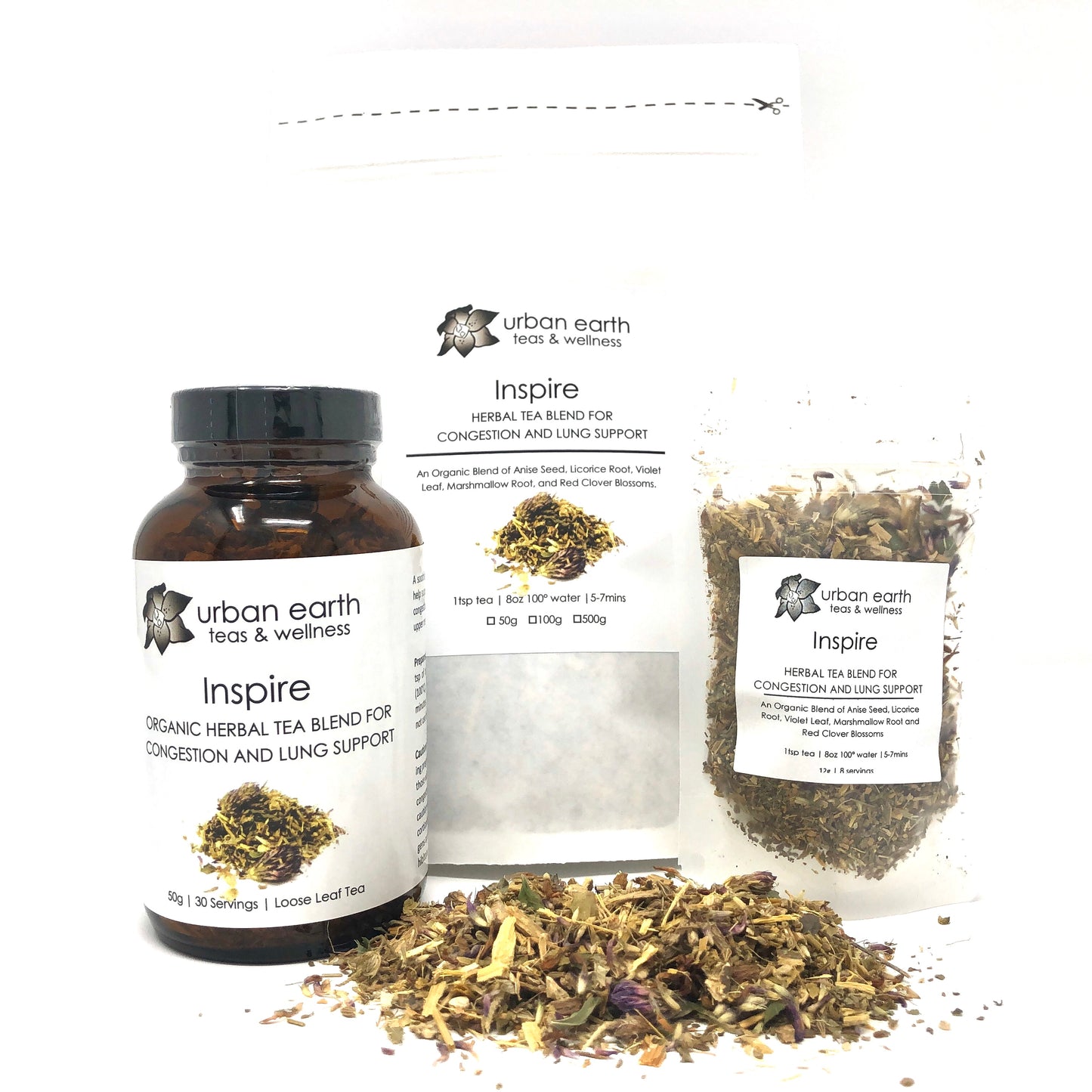 Inspire (Herbal Tea for Congestion and Lung Support)