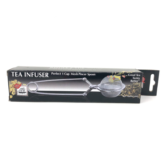 Tea Infuser: Perfect 1 Cup Mesh Pincer Spoon